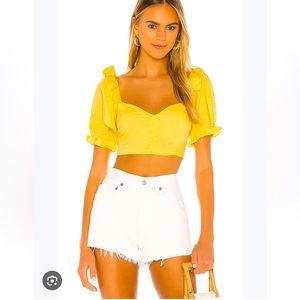 Super cute Majorelle crop top for spring NWT! Super flattering! 💛